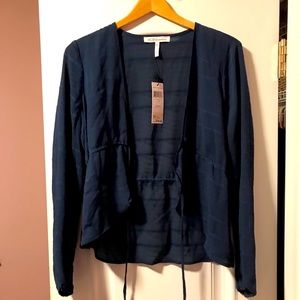 BCBGeneration Navy Cardigan